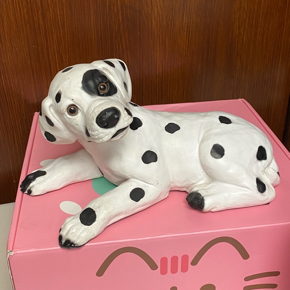Home interiors Vintage Dalmatian Dog Sculpture